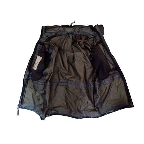 US NAVY Working Parka Mens Small Blue Camo Waterproof Full Double Zipper Jacket - Picture 3 of 10